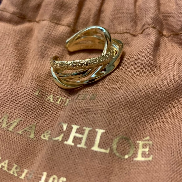 Sz 6 L'Atellier Paris Emma & Chloe Gold Ring - Picture 12 of 16